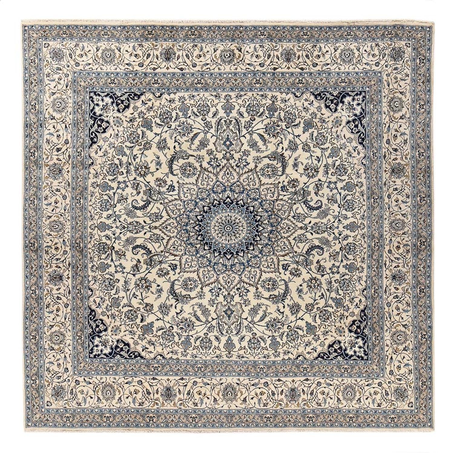 Alfombra Persa - Nain - Real - 404 x 390 cm - crema