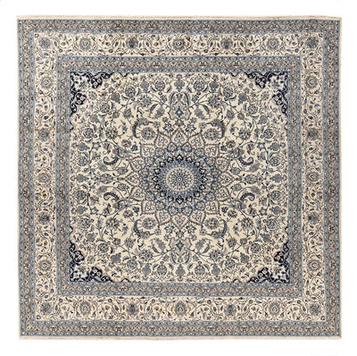 Nain - 9La Alfombra 390x404cm - Alfombra persa - crema
