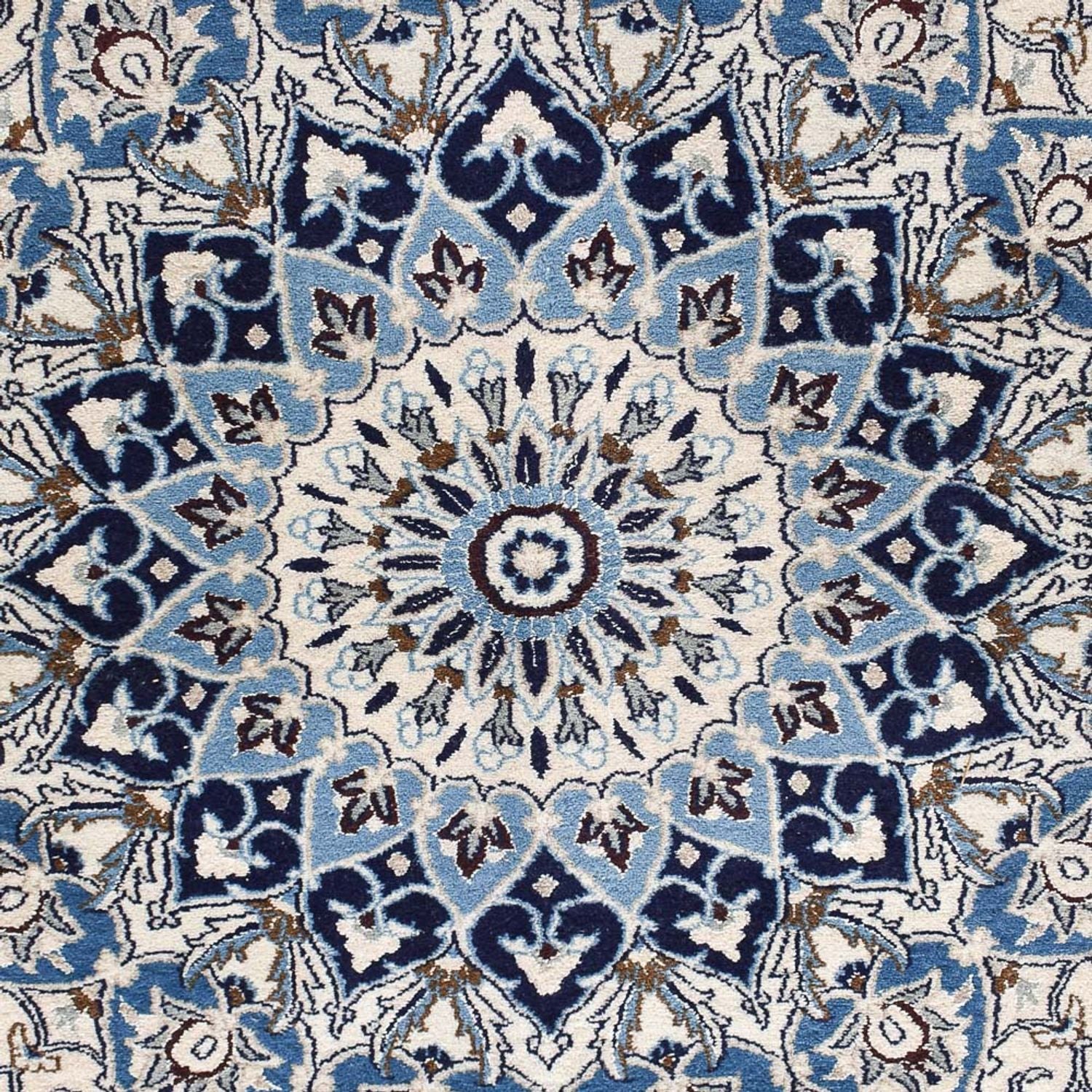 Alfombra Persa - Nain - Real - 404 x 390 cm - crema