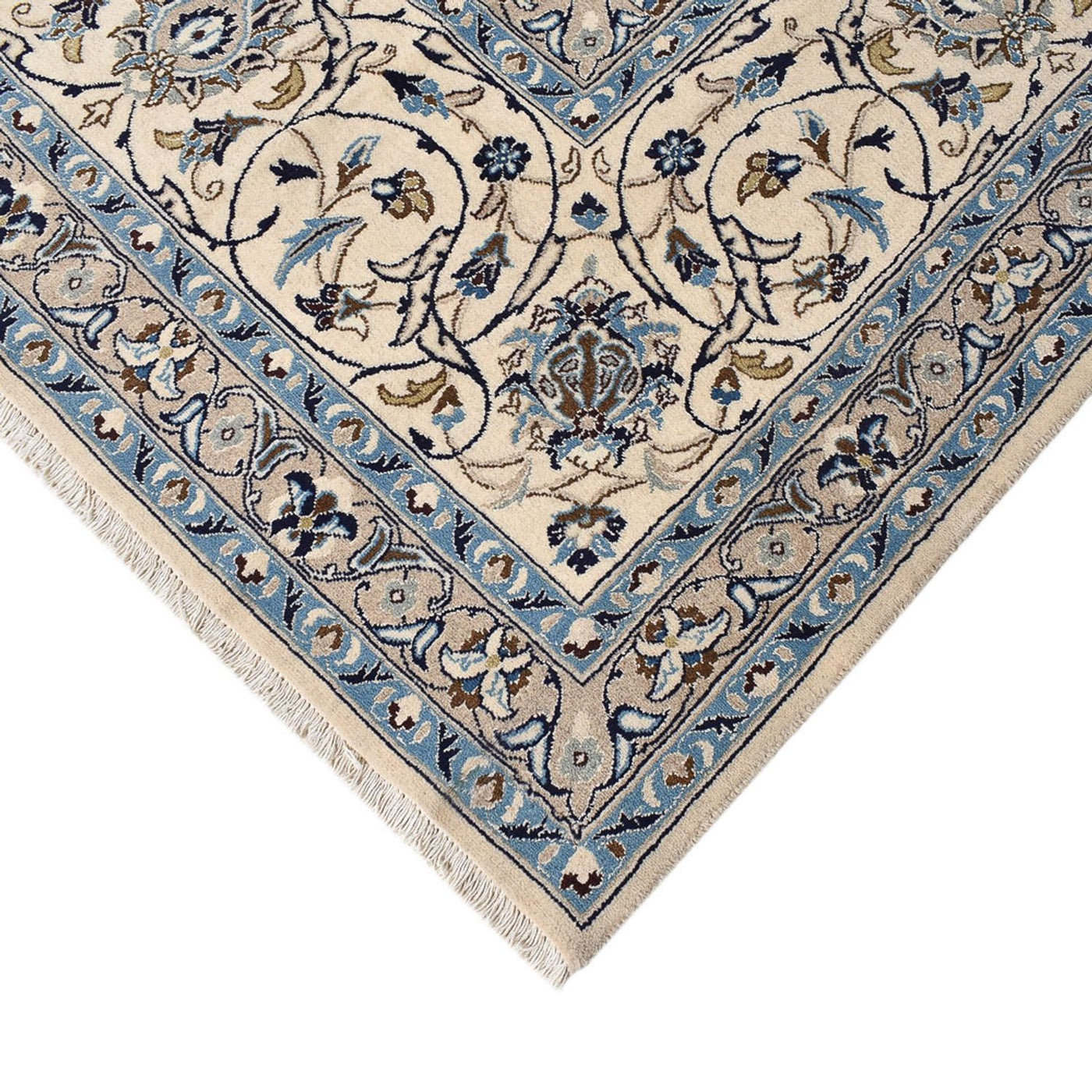 Alfombra Persa - Nain - Real - 404 x 390 cm - crema