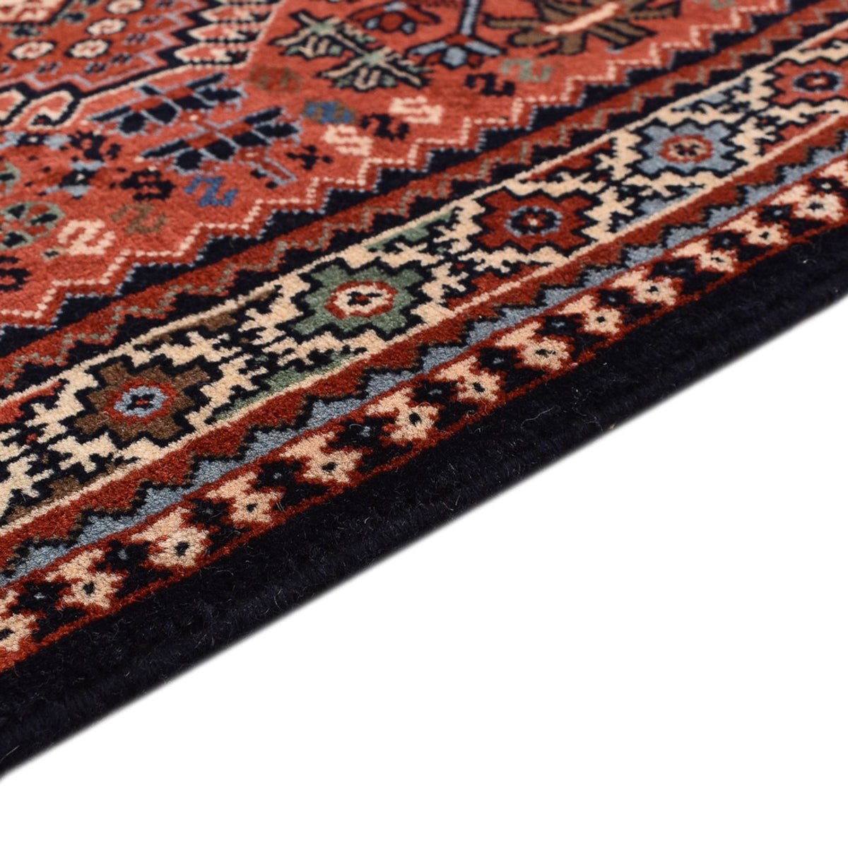 Alfombra de pasillo Alfombra persa - Nómada - 407 x 74 cm - rojo claro