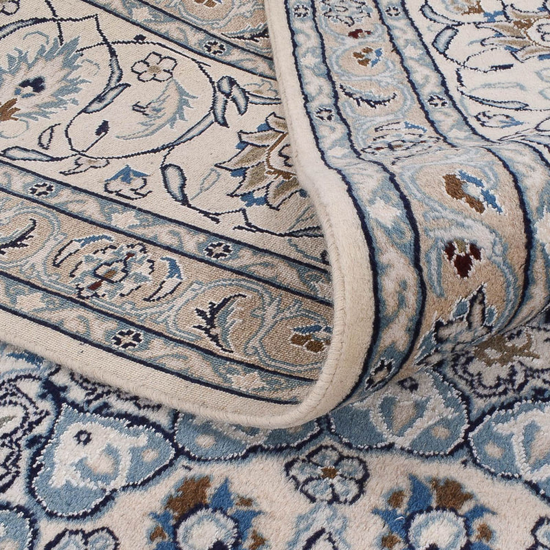 Alfombra persa - Nain - 410 x 294 cm - azul oscuro