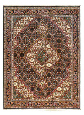 Alfombra Persa - Tabriz - Real - 201 x 150 cm - marrón