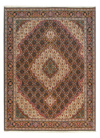 Alfombra Persa - Tabriz - Real - 201 x 150 cm - marrón