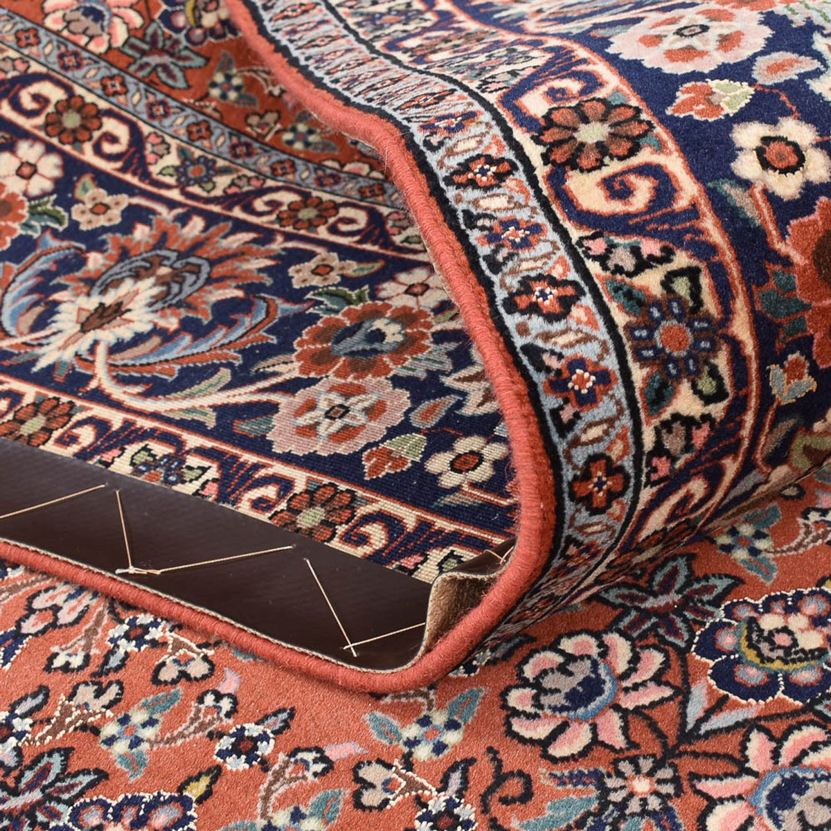 Alfombra persa - Bidjar - 297 x 202 cm - rojo claro