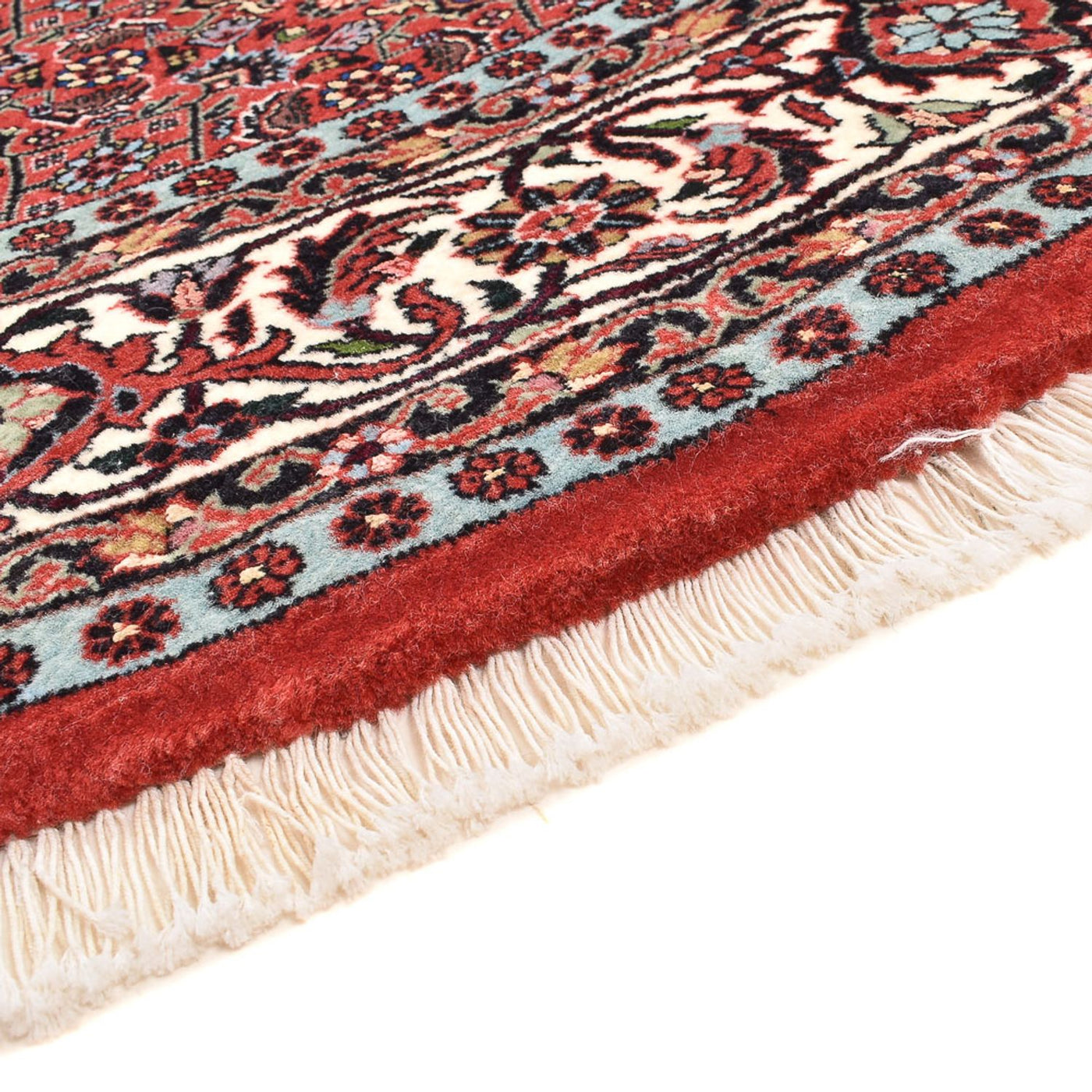 Alfombra persa - Bidjar redondo  - 150 x 150 cm - rojo oscuro