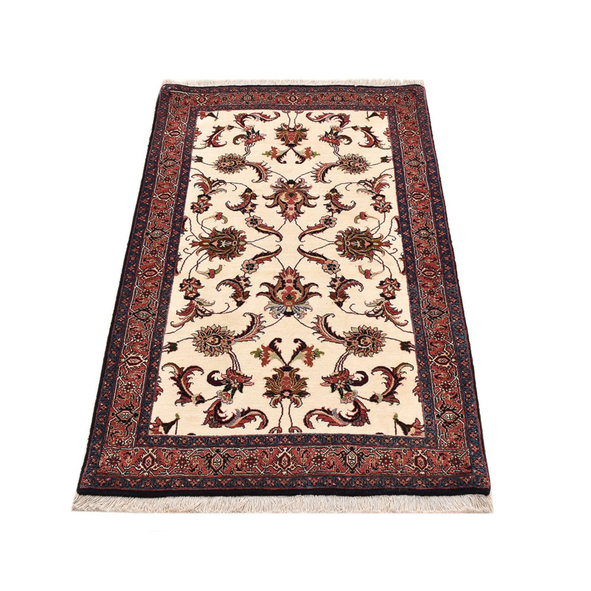 Alfombra persa - Bidjar - 138 x 79 cm - crema