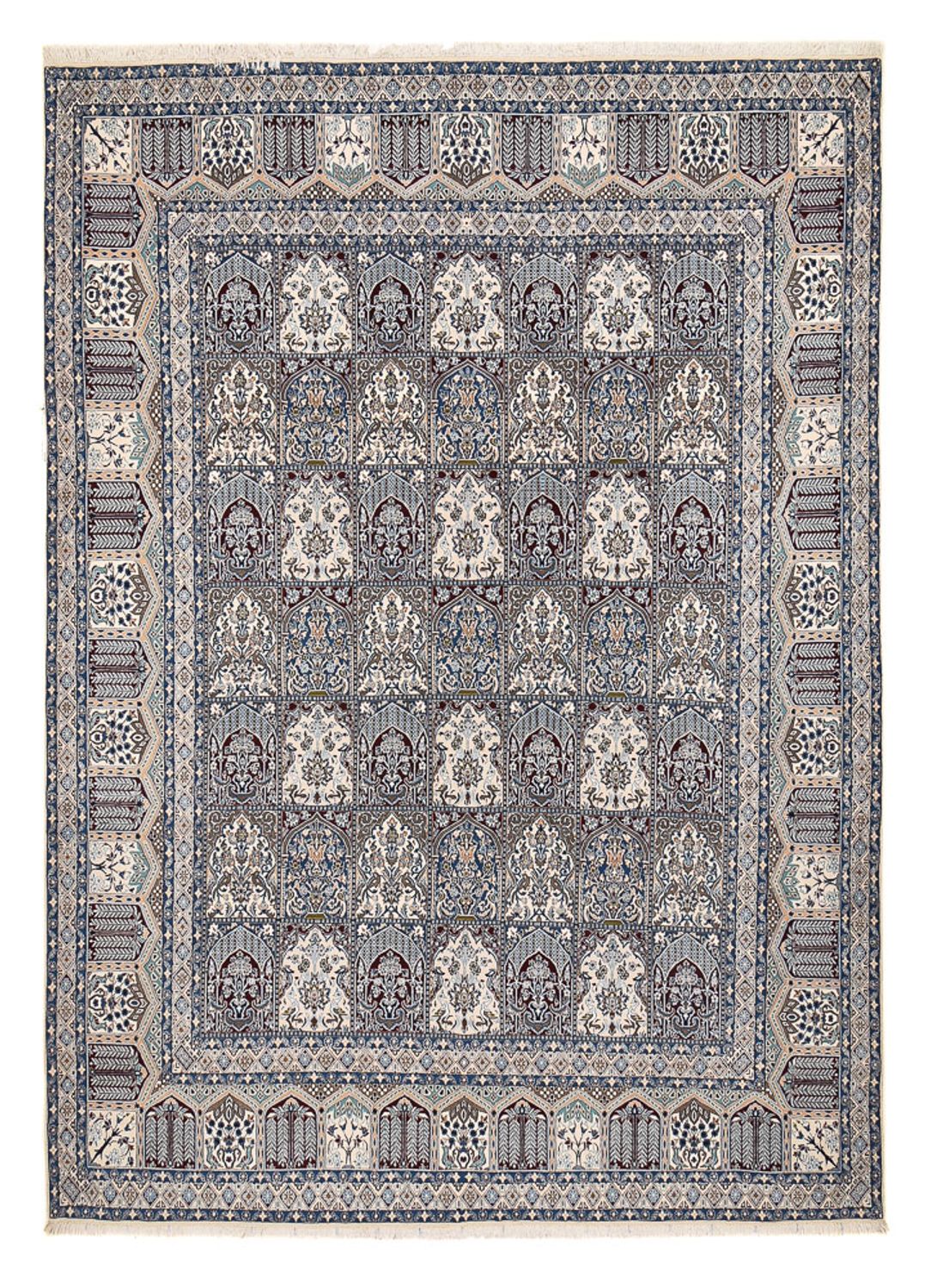 Alfombra Persa - Nain - Prima - 413 x 301 cm - gris