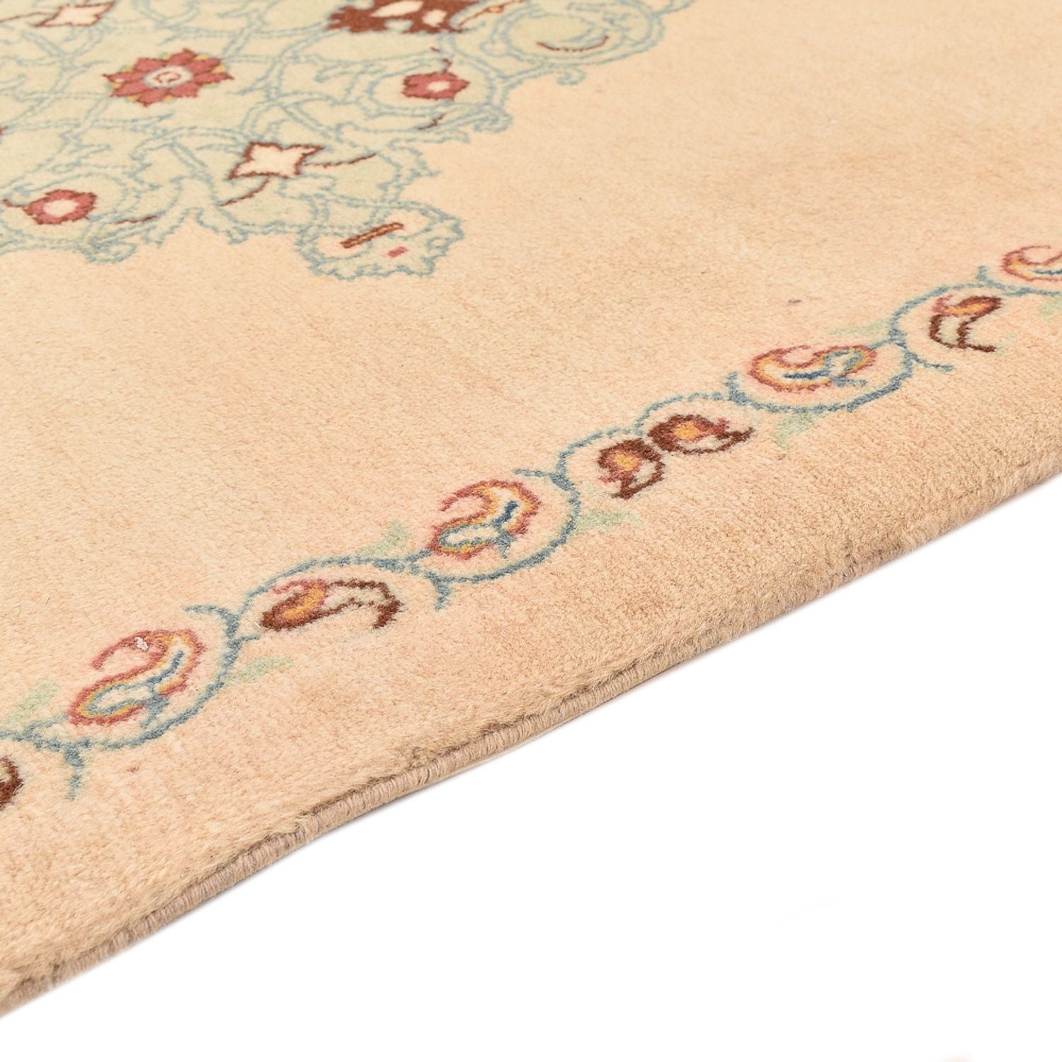 Alfombra persa - Keshan - 158 x 75 cm - beige