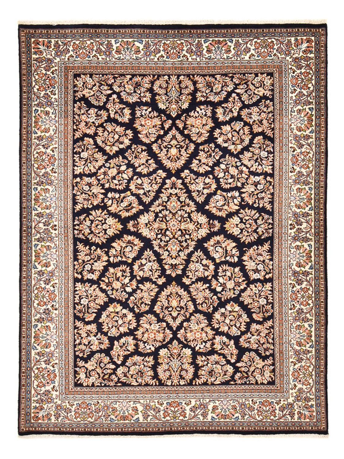 Alfombra persa - Clásica - 239 x 174 cm - azul oscuro