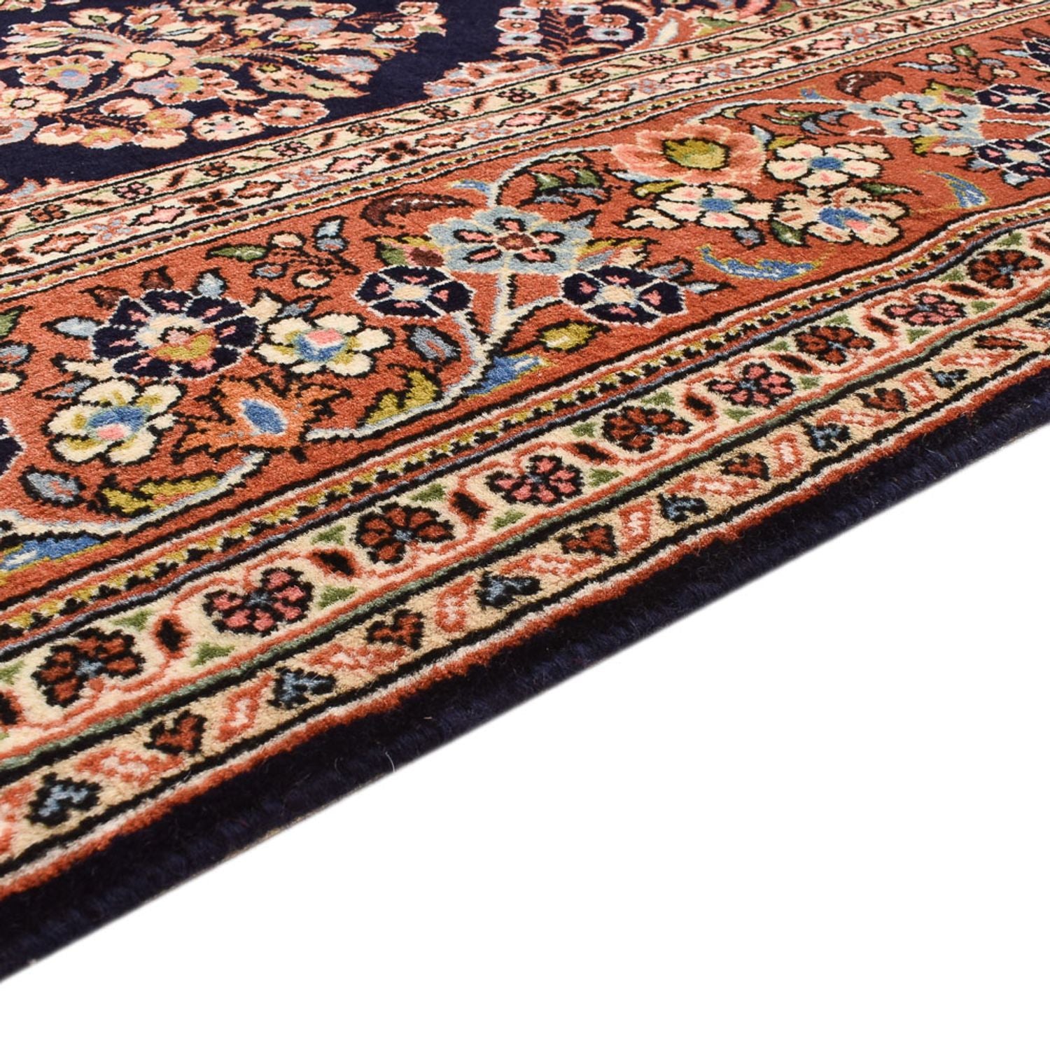 Alfombra persa - Clásica - 237 x 177 cm - azul oscuro