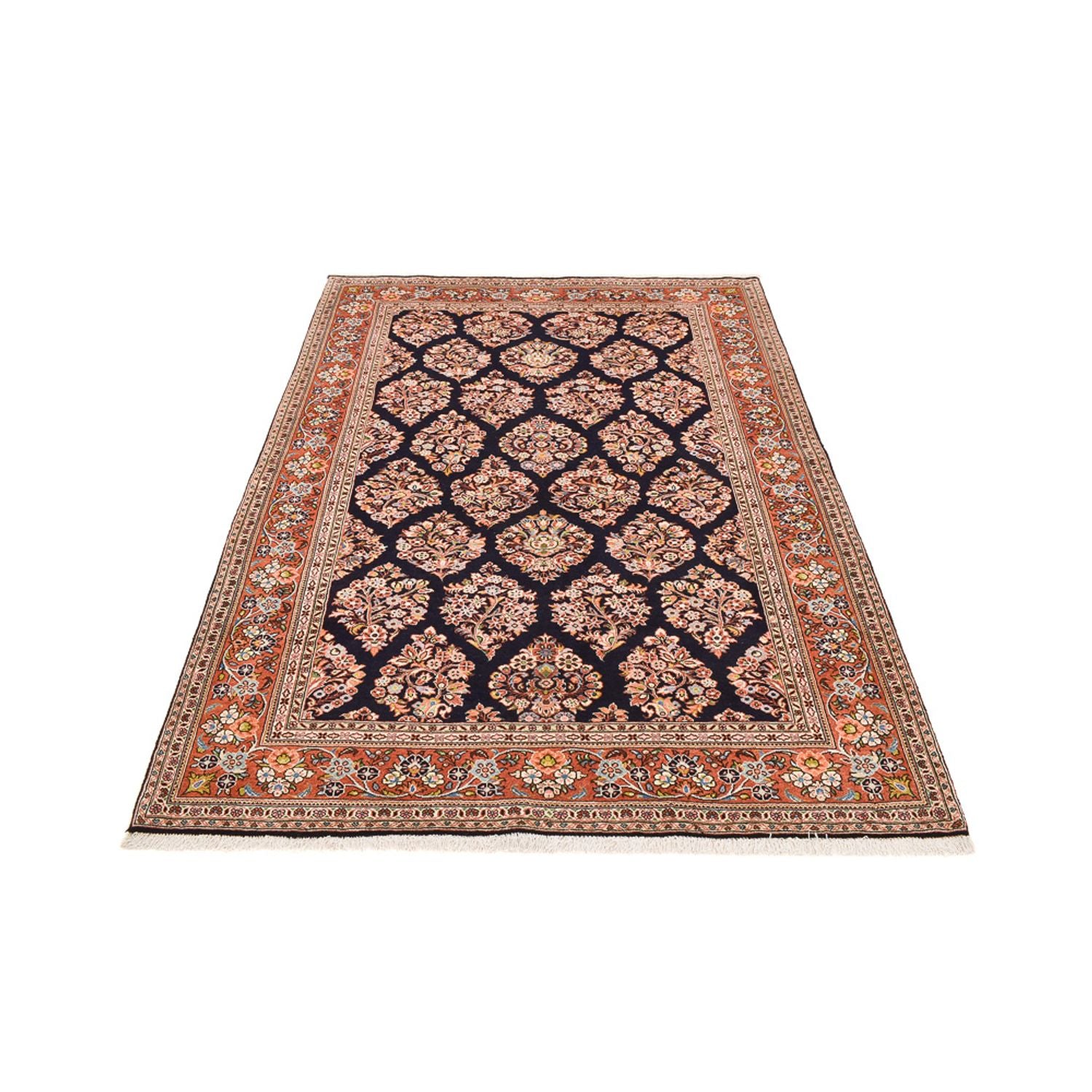 Alfombra persa - Clásica - 237 x 177 cm - azul oscuro