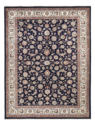 Alfombra persa - Clásica - Real - 341 x 252 cm - azul oscuro