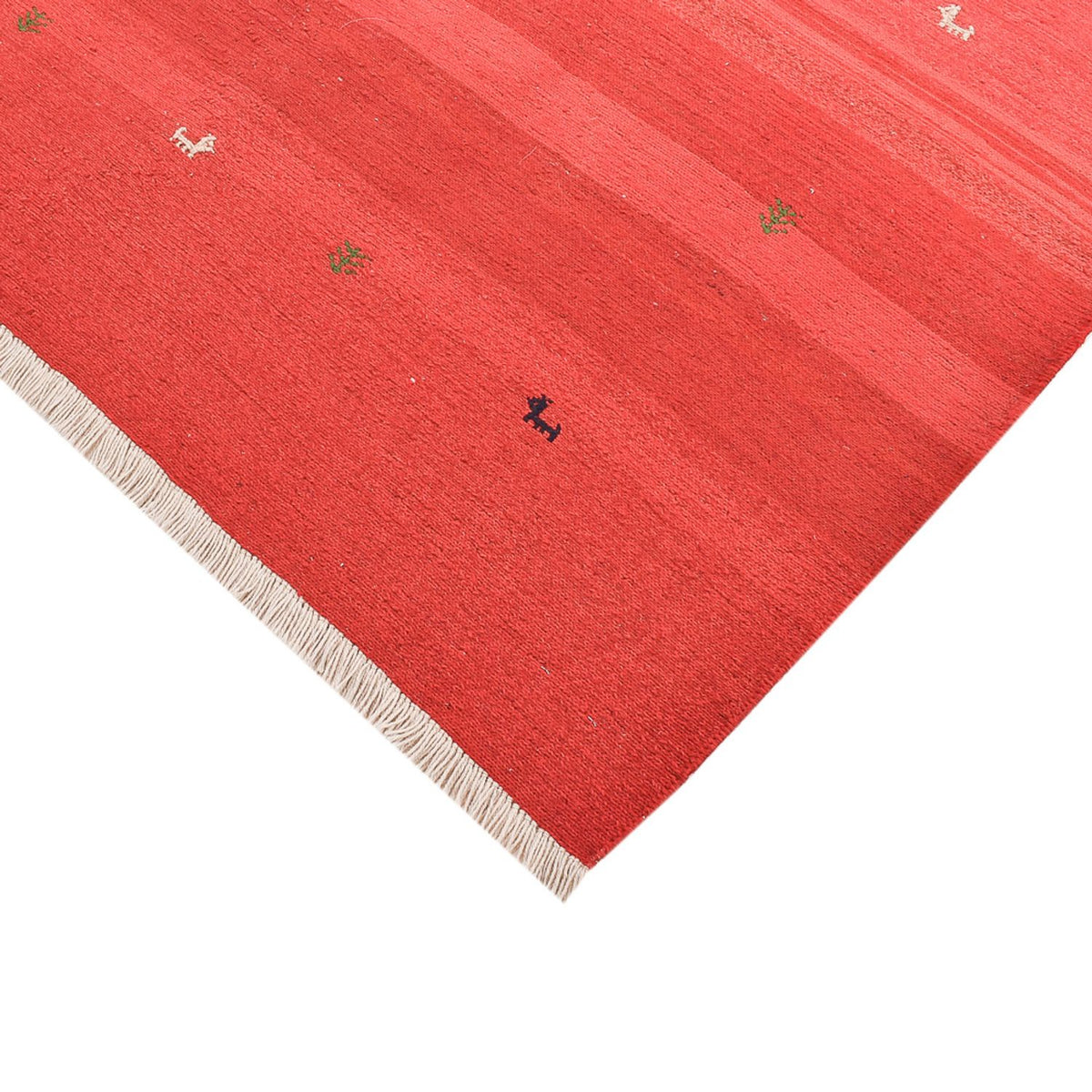 Alfombra Gabbeh - Persa - 227 x 174 cm - rojo