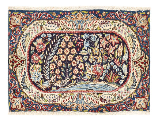 Alfombra persa - Real - 86 x 61 cm - multicolor