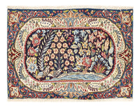 Alfombra persa - Real - 86 x 61 cm - multicolor