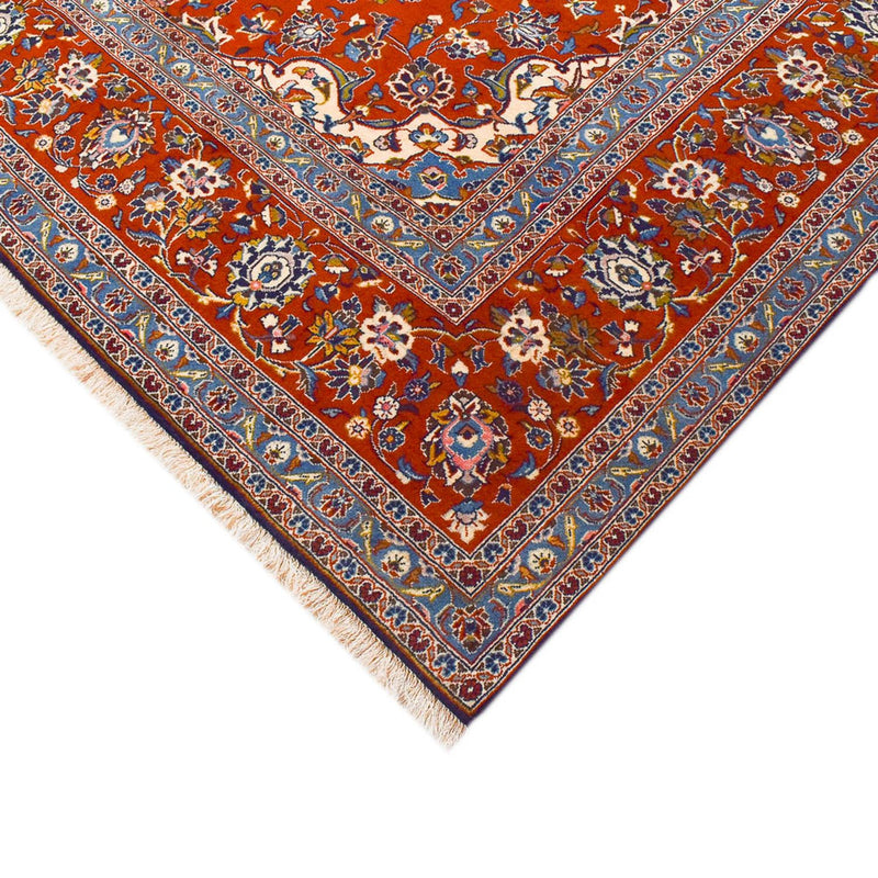 Alfombra persa - Keshan - 350 x 255 cm - azul oscuro