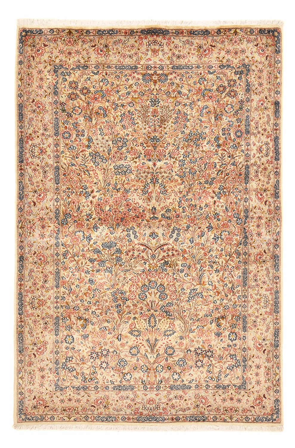 Alfombra persa - Real - 217 x 149 cm - beige claro