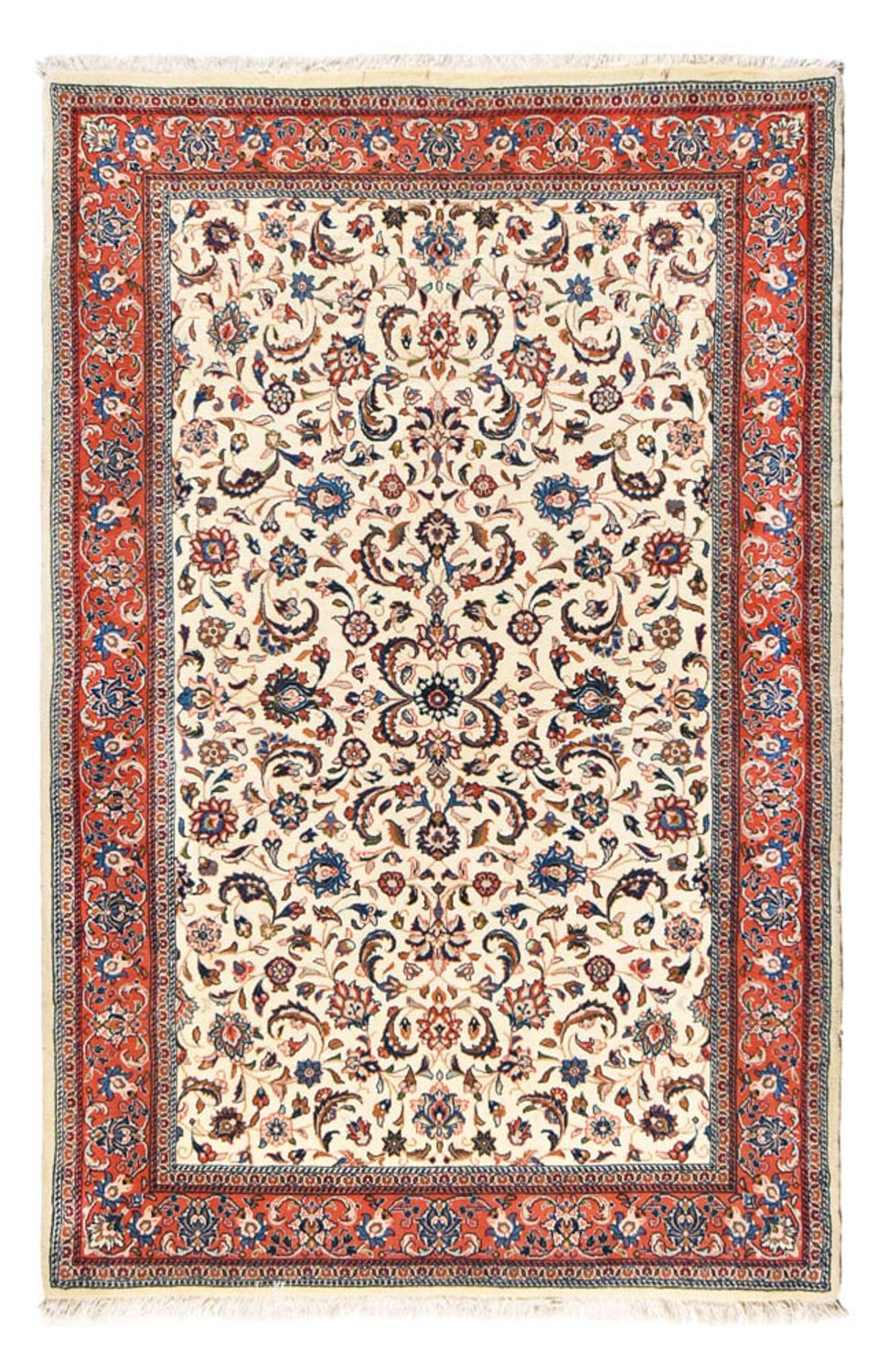 Alfombra persa - Real - Real - 212 x 137 cm - crema