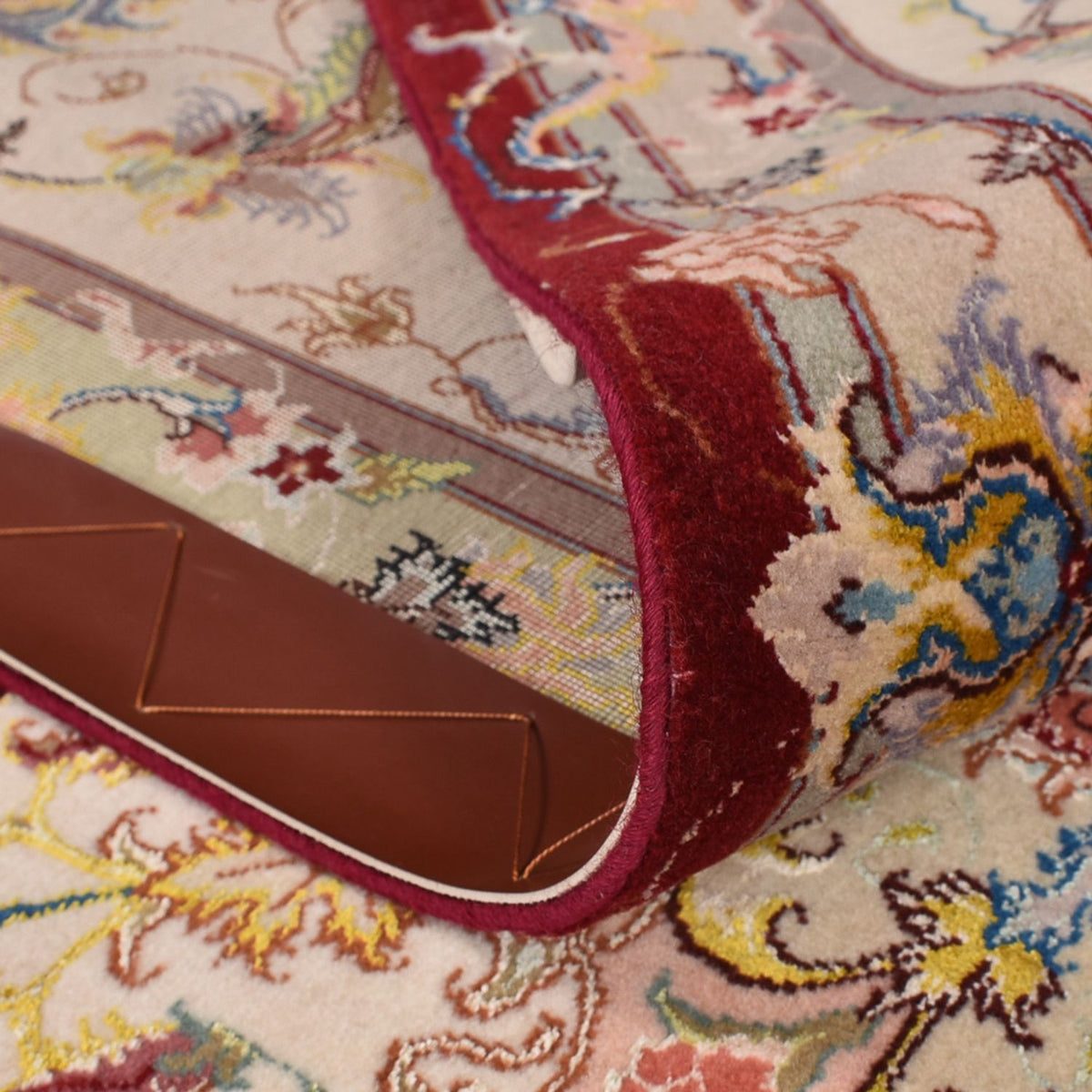 Alfombra Persa - Tabriz - Real - 305 x 198 cm - rojo