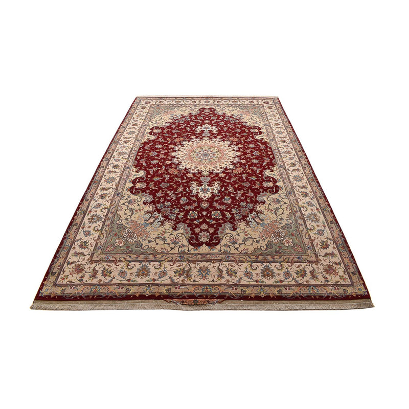 Alfombra Persa - Tabriz - Real - 305 x 198 cm - rojo