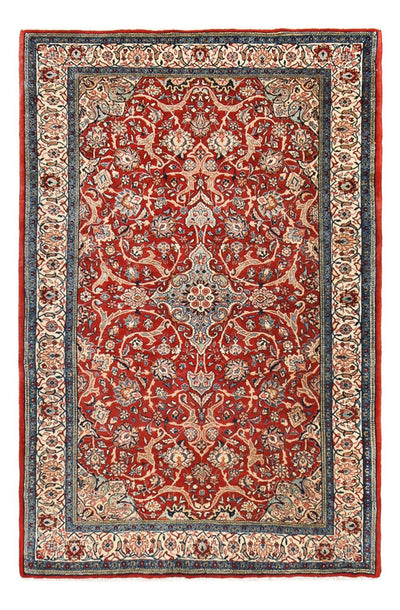 Sarouk Alfombra 135x205cm - Alfombra persa - rojo