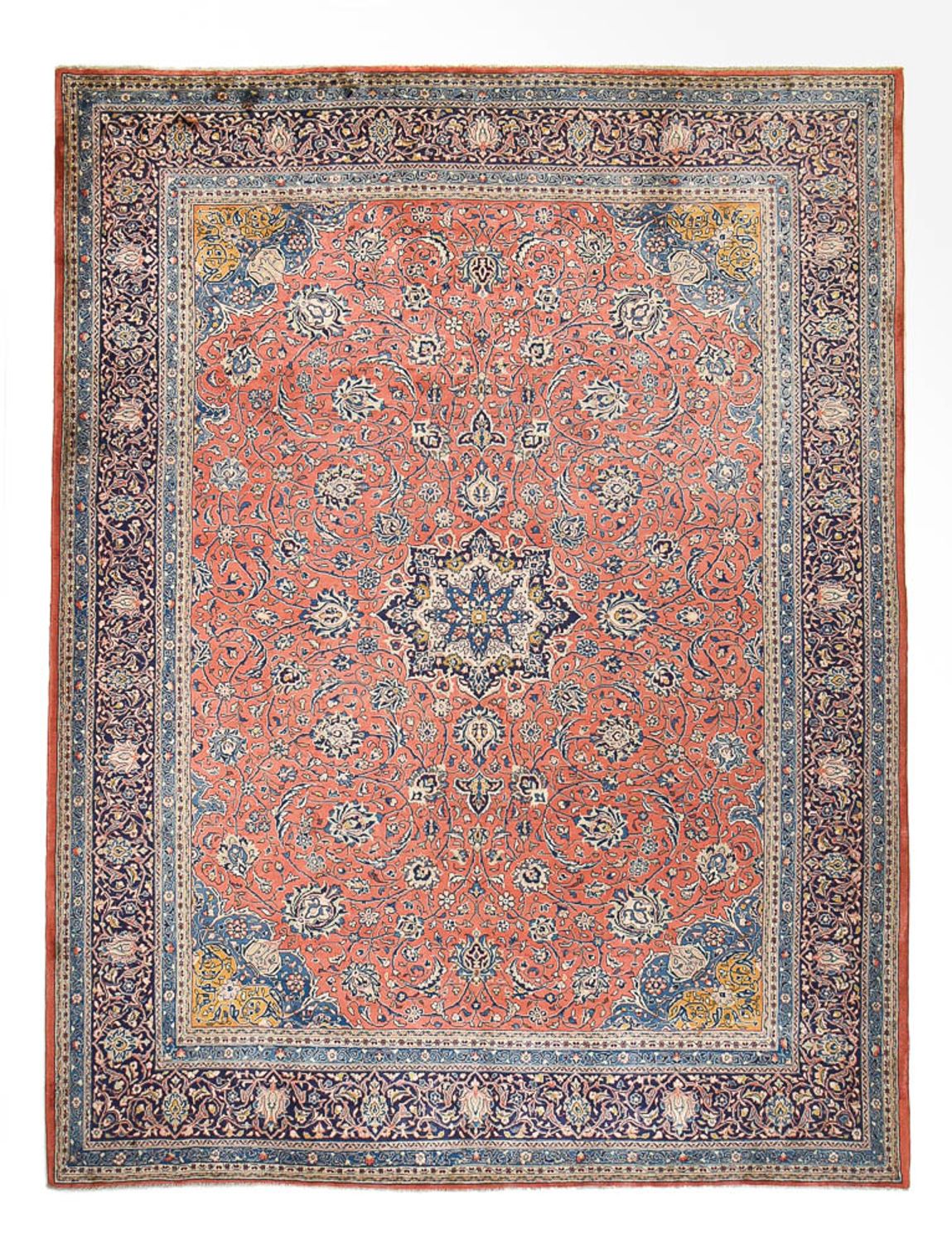 Alfombra persa - Clásica - Real - 383 x 289 cm - rojo