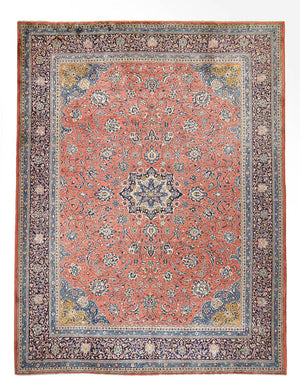 Alfombra persa - Clásica - Real - 383 x 289 cm - rojo