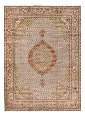 Alfombra Persa - Tabriz - Real - 500 x 356 cm - beige oscuro