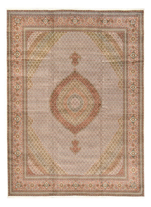 Alfombra Persa - Tabriz - Real - 500 x 356 cm - beige oscuro