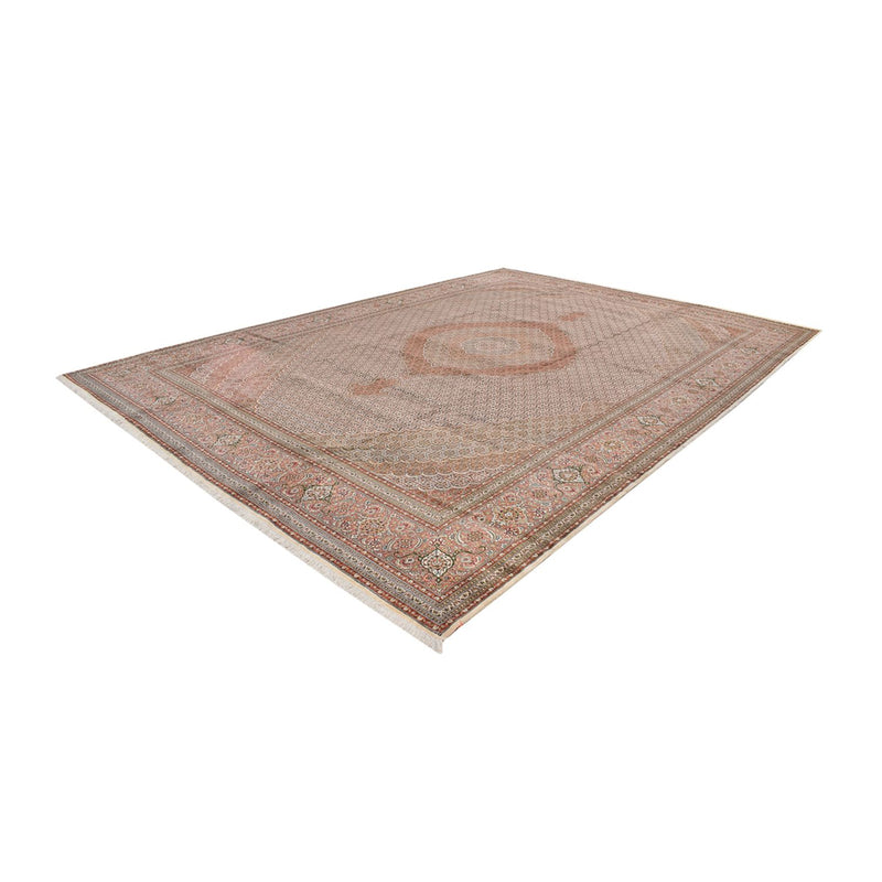 Alfombra Persa - Tabriz - Real - 500 x 356 cm - beige oscuro