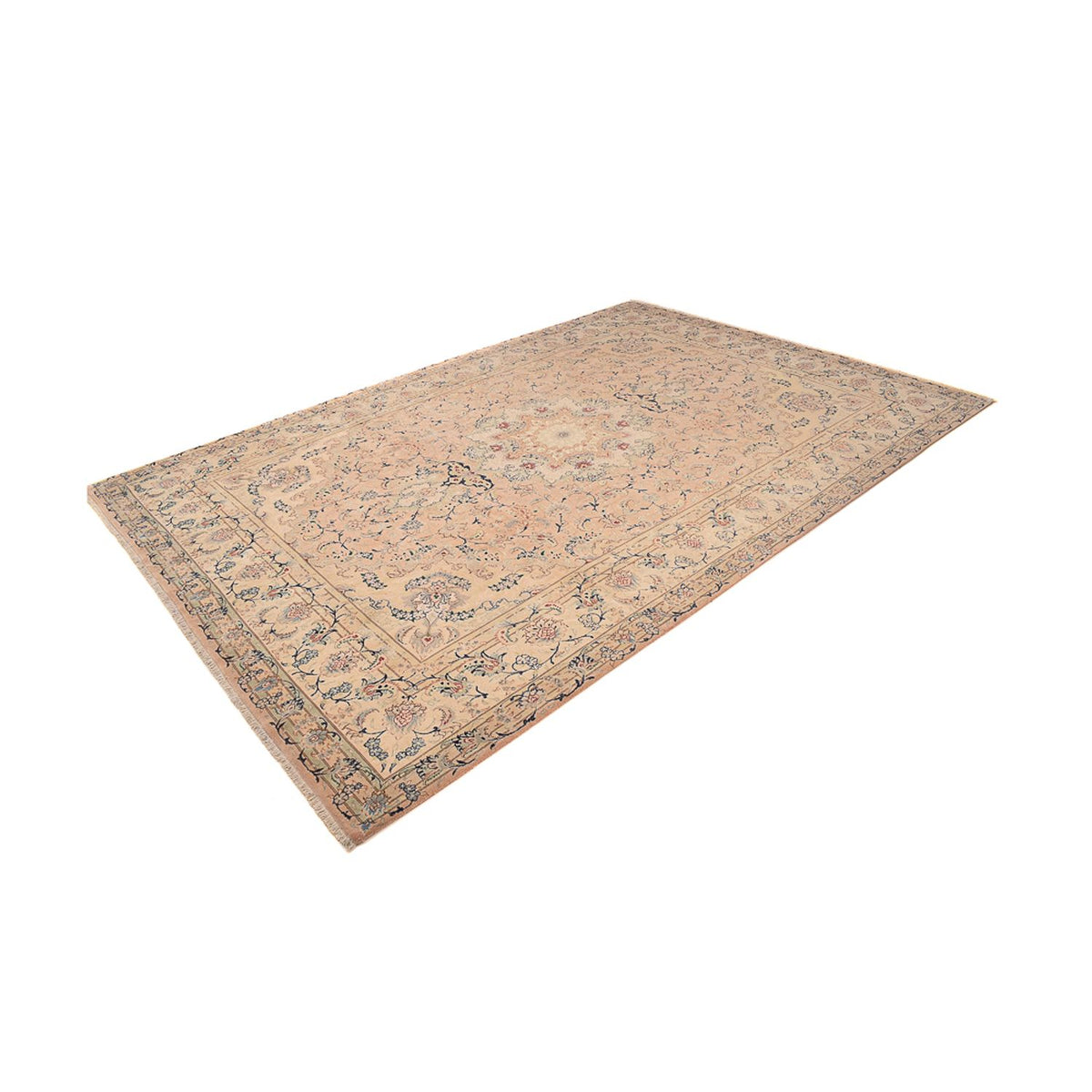 Alfombra Persa - Tabriz - Real - 367 x 258 cm - beige oscuro
