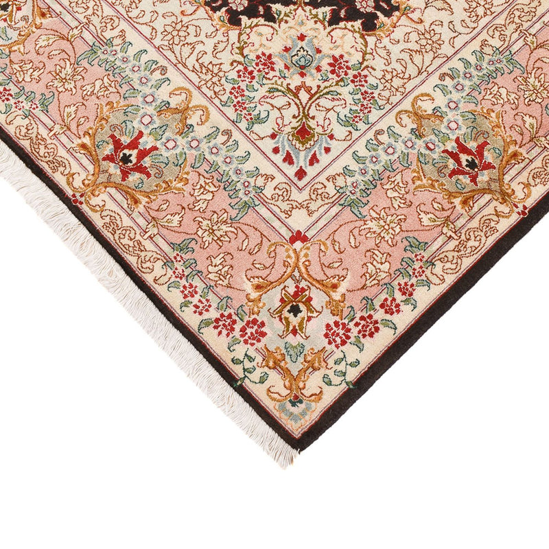 Alfombra Persa - Tabriz - Real - 210 x 151 cm - azul oscuro