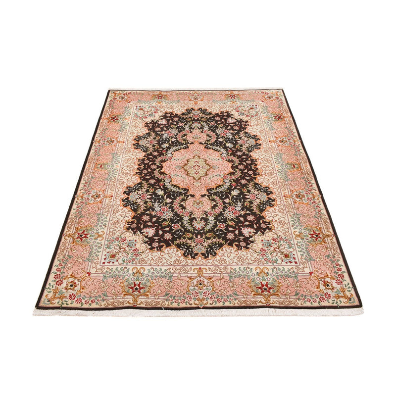 Alfombra Persa - Tabriz - Real - 210 x 151 cm - azul oscuro