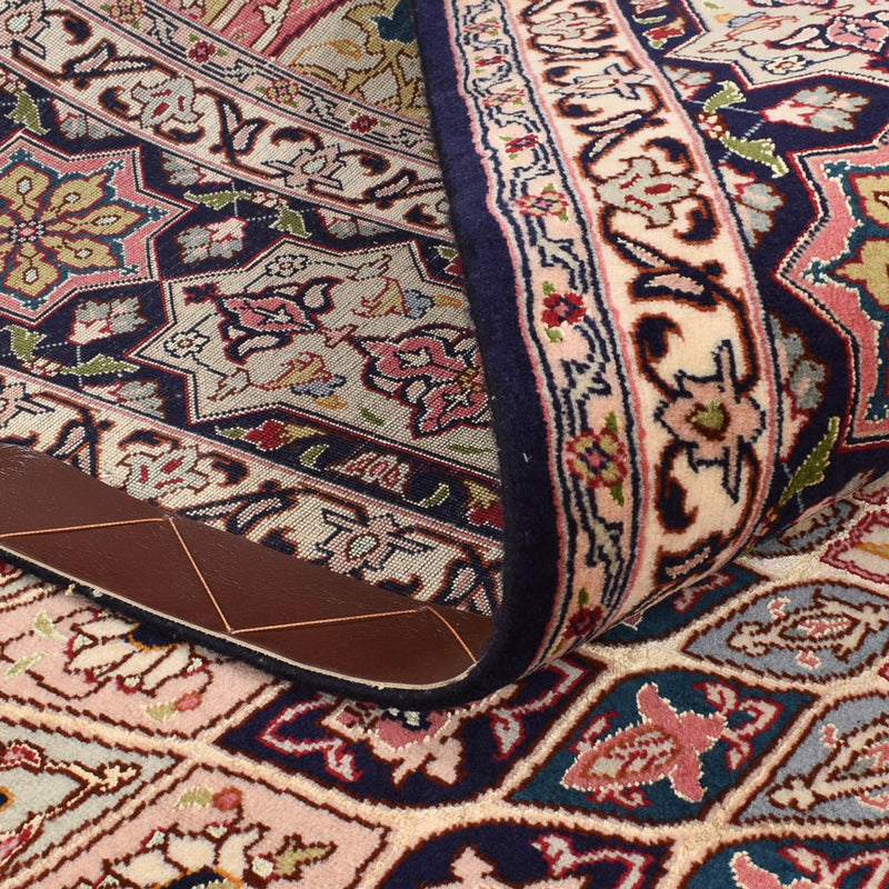 Alfombra Persa - Tabriz - Real - 250 x 208 cm - beige oscuro