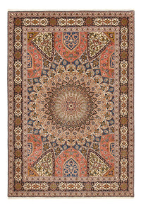 Alfombra Persa - Tabriz - Real - 250 x 170 cm - beige oscuro