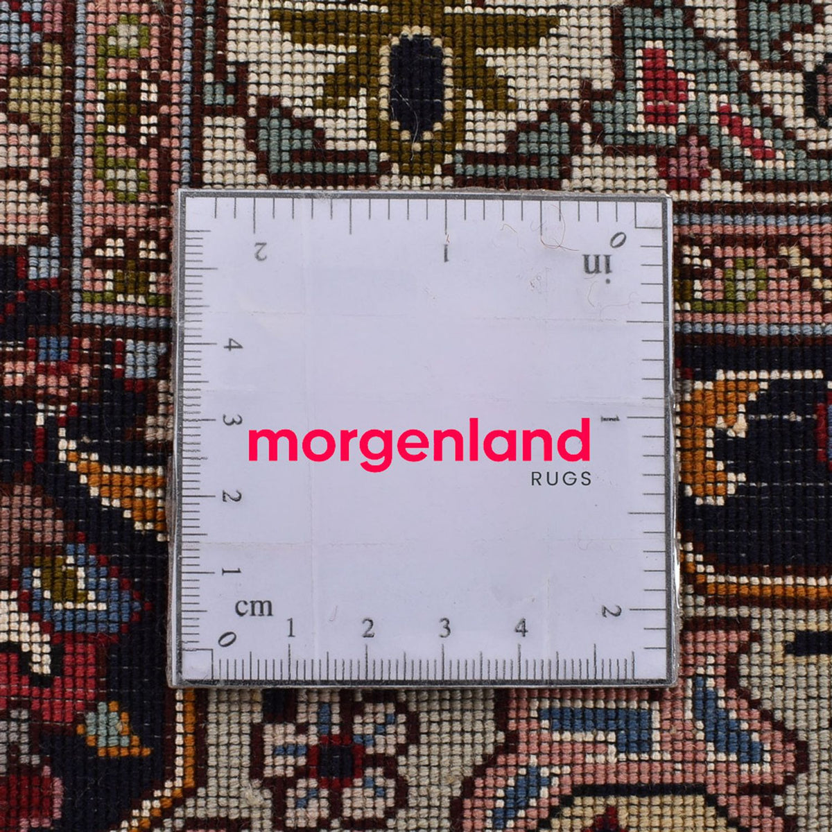 Alfombra Persa - Tabriz - Real - 255 x 205 cm - beige oscuro