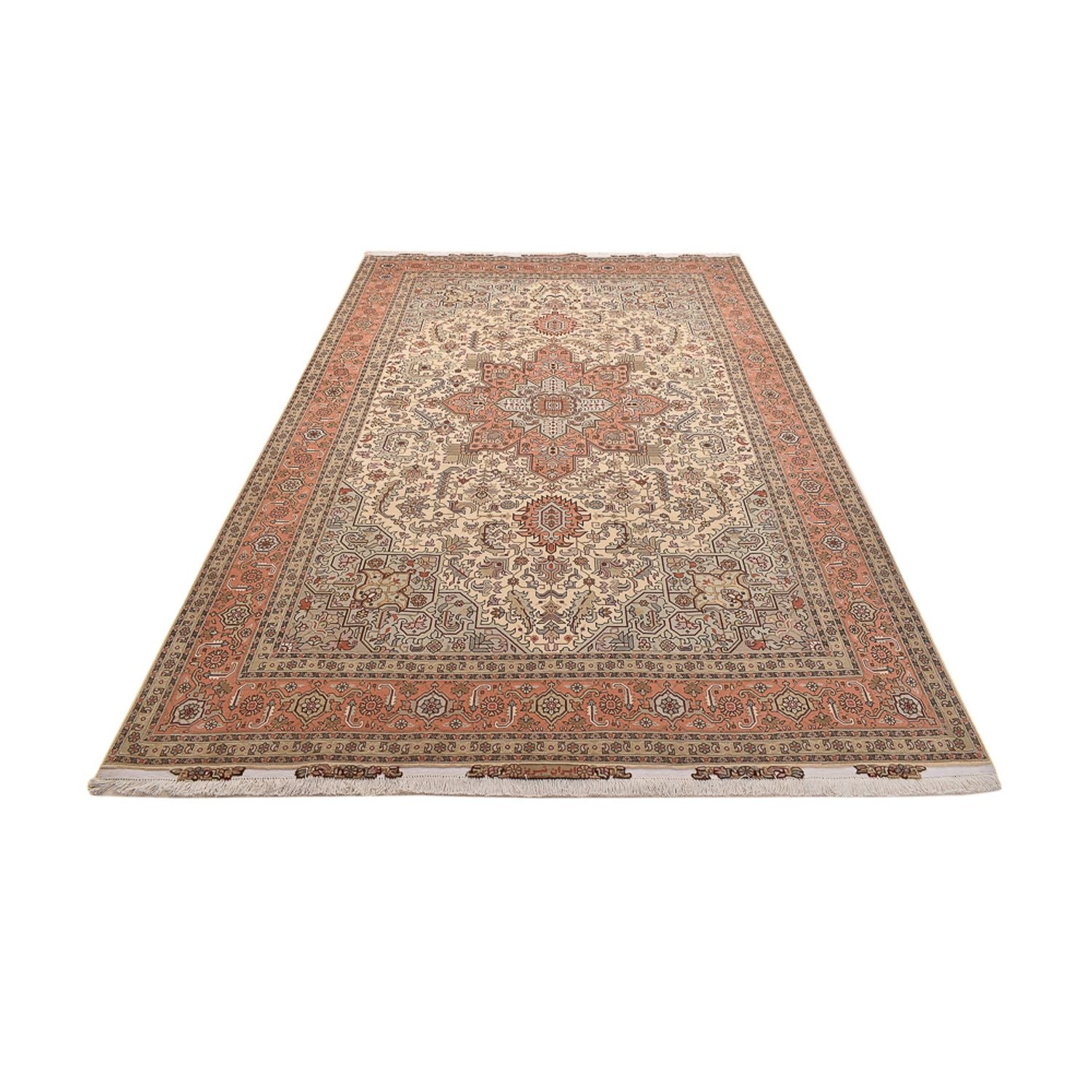 Alfombra Persa - Tabriz - Real - 312 x 205 cm - arena