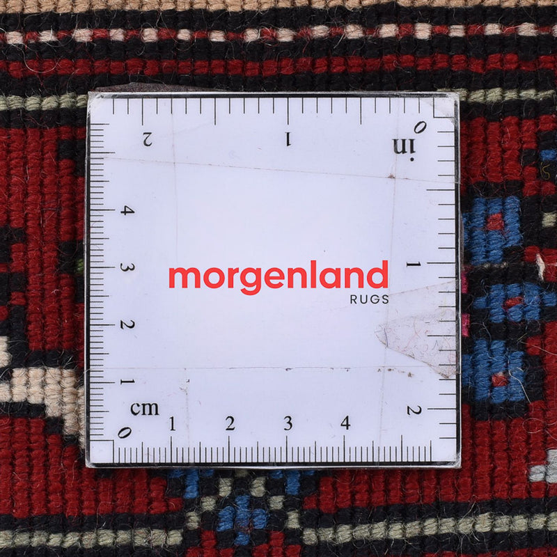 Alfombra persa - Nómada - 292 x 195 cm - rojo burdeos
