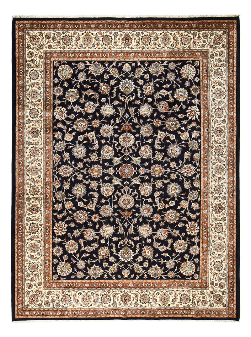 Alfombra persa - Clásica - Real - 403 x 298 cm - azul oscuro