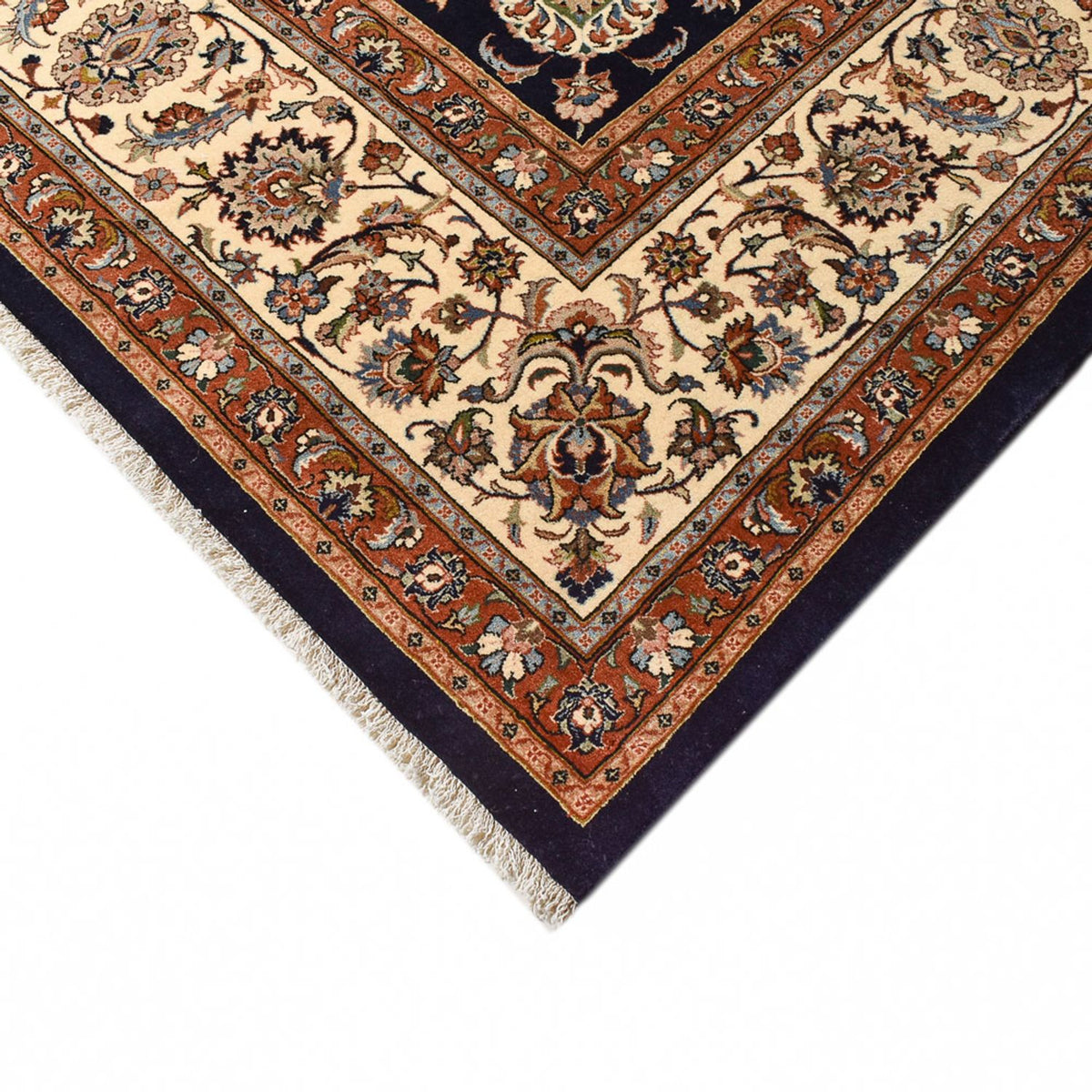 Alfombra persa - Clásica - Real - 403 x 298 cm - azul oscuro