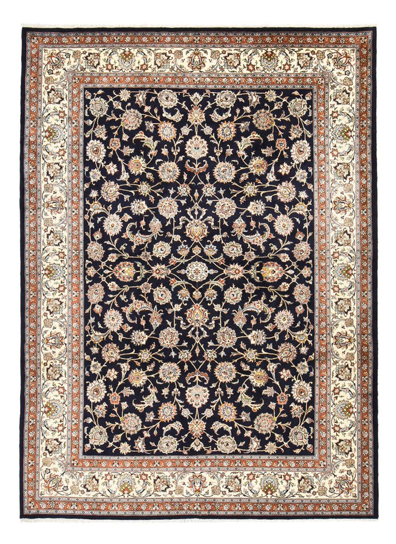 Alfombra persa - Clásica - Real - 345 x 248 cm - azul oscuro