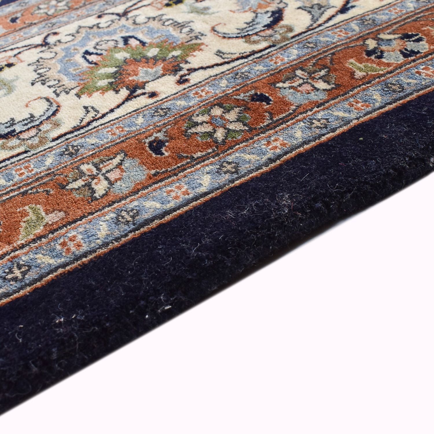 Alfombra persa - Clásica - Real - 345 x 248 cm - azul oscuro