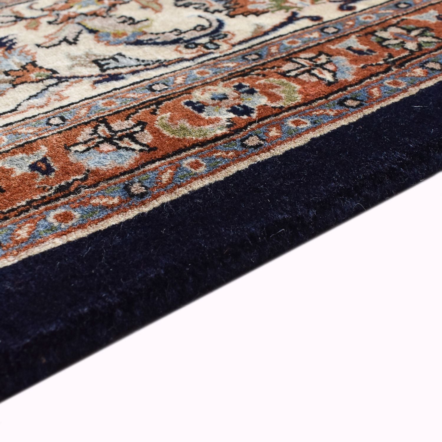 Alfombra persa - Clásica - Real - 334 x 250 cm - azul oscuro