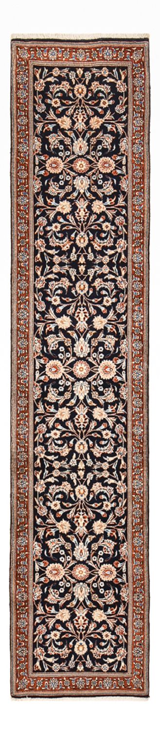 Alfombra de pasillo Alfombra persa - Clásica - 334 x 75 cm - azul oscuro