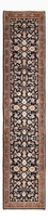 Alfombra de pasillo Alfombra persa - Clásica - 335 x 77 cm - azul oscuro