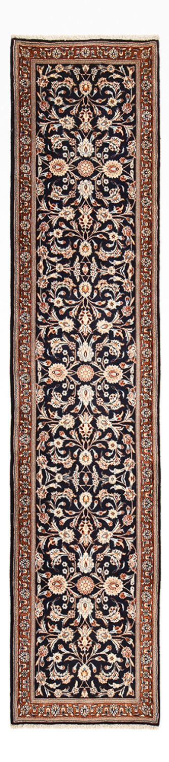 Alfombra de pasillo Alfombra persa - Clásica - 335 x 77 cm - azul oscuro