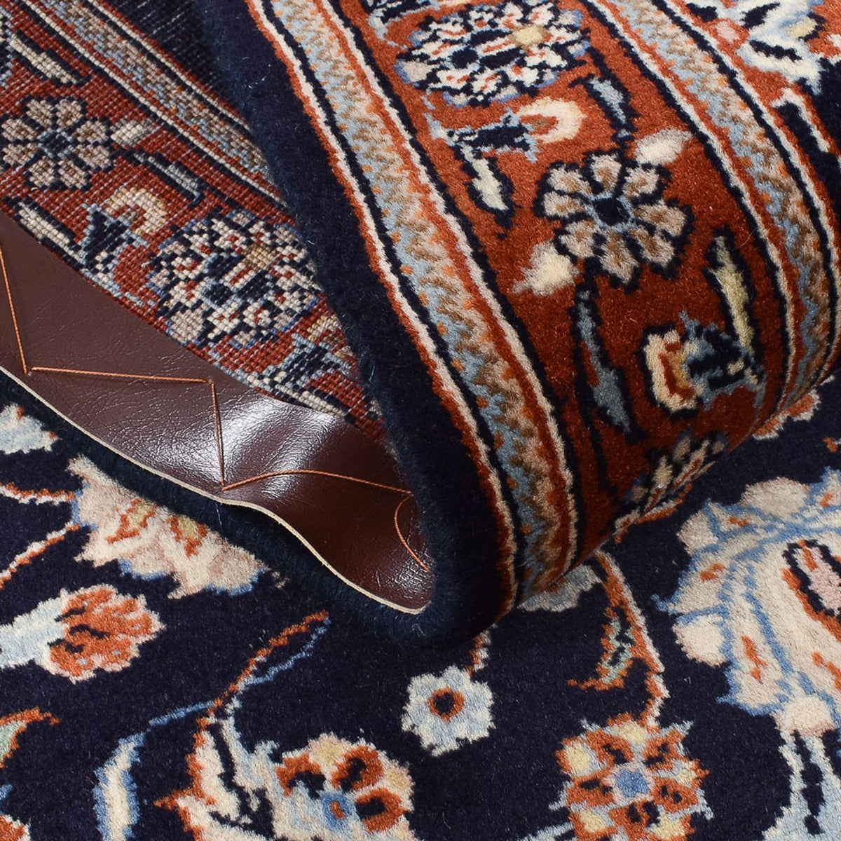 Alfombra de pasillo Alfombra persa - Clásica - 335 x 77 cm - azul oscuro