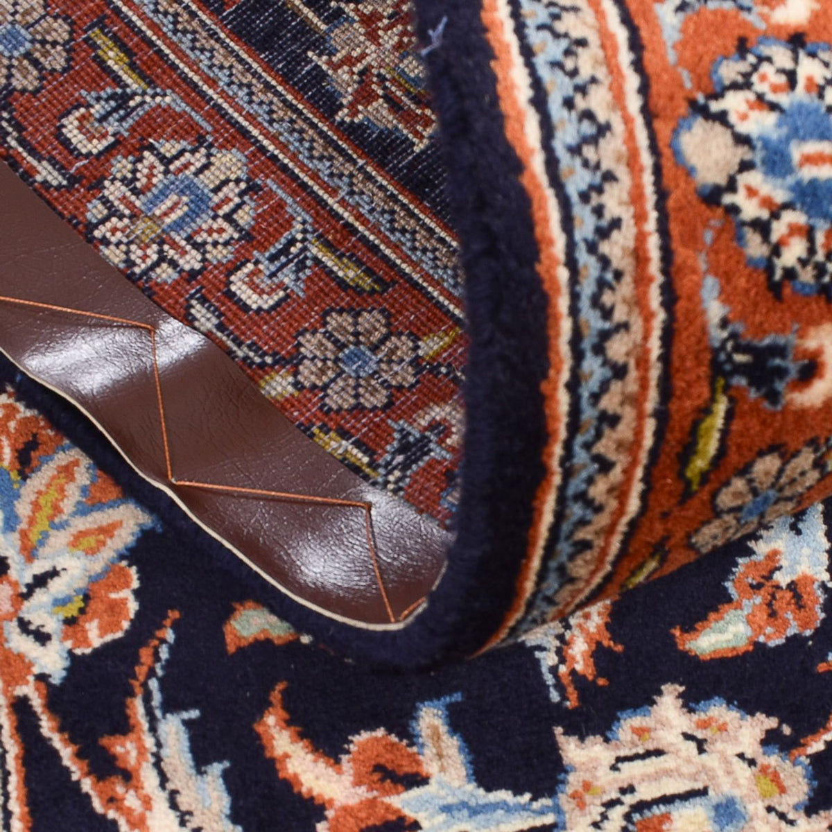 Alfombra de pasillo Alfombra persa - Clásica - 334 x 74 cm - azul oscuro