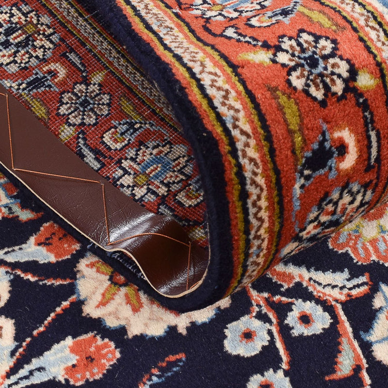 Alfombra de pasillo Alfombra persa - Clásica - 344 x 78 cm - azul oscuro